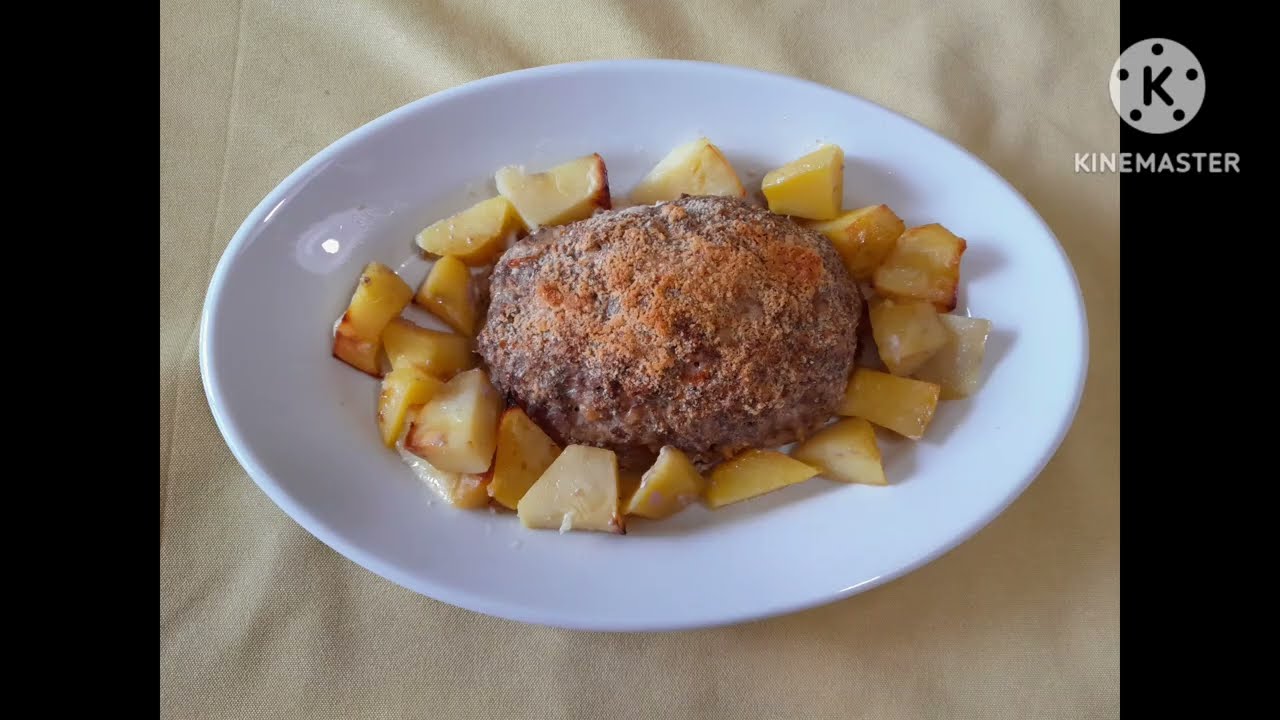 Polpettone al forno con patate