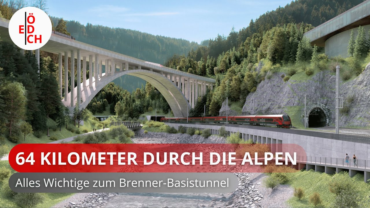 Längste unterirdische Eisenbahnverbindung der Welt: Das ist der Stand beim Brenner-Basistunnel 2025!