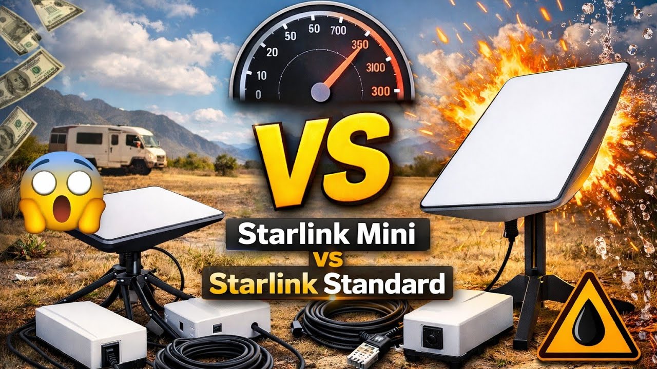Starlink Mini vs Standard V4 : Test complet, conseils, pièges à éviter avant d’installer !