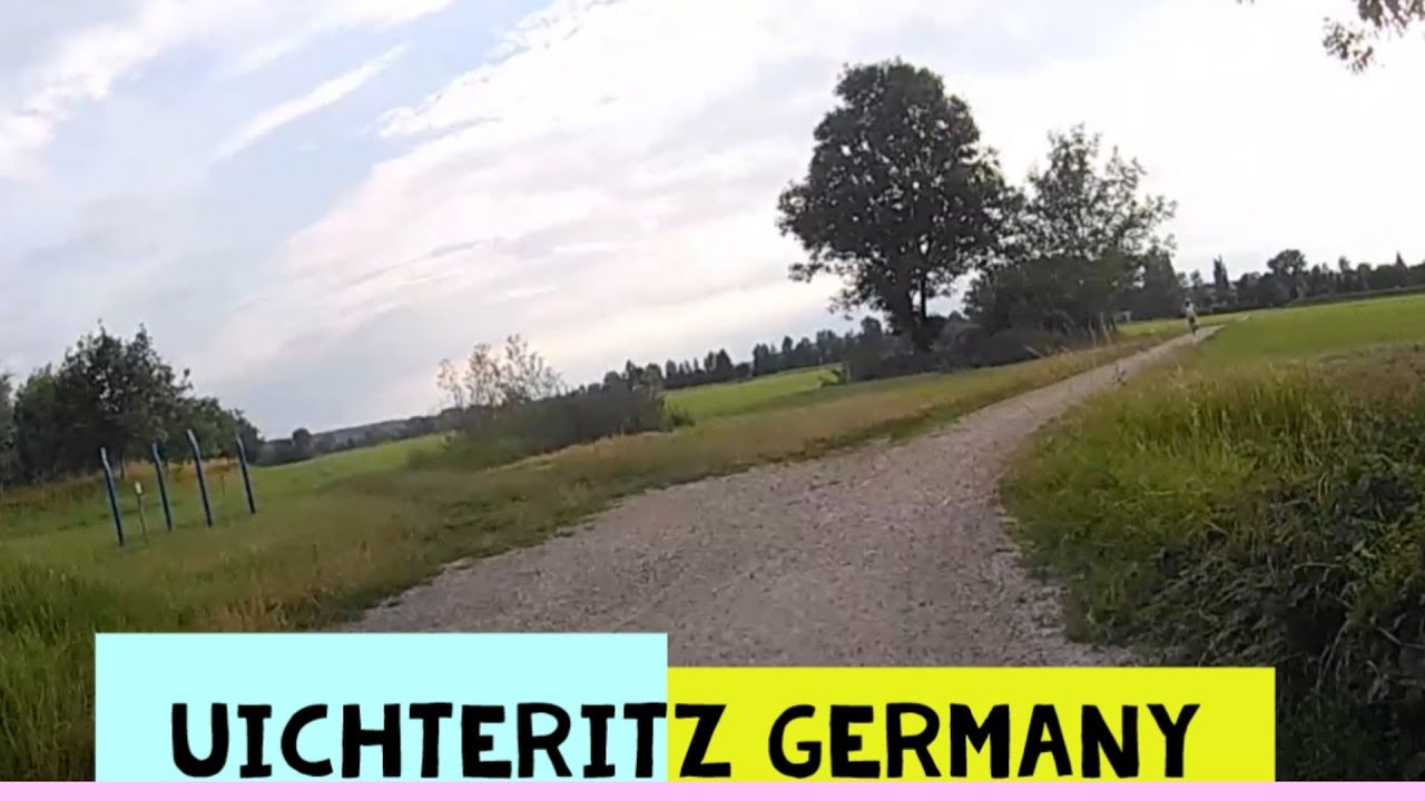 FAHRRAD FAHREN MERSEBURG Straße NACH UICHTERITZ
