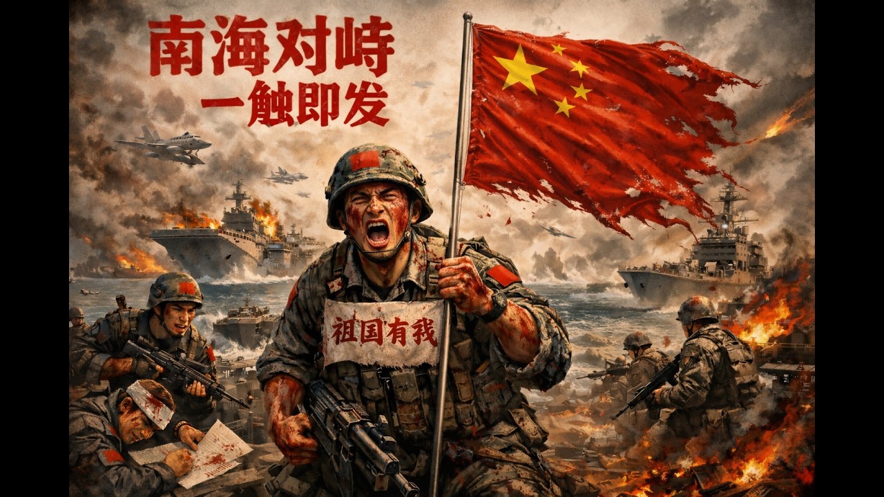 |2016中美南海对峙4|2016年中国美国南海对峙，辽宁号紧急出击，今年中国唯一生死存亡时刻，中国军人写遗书，请战书（4）