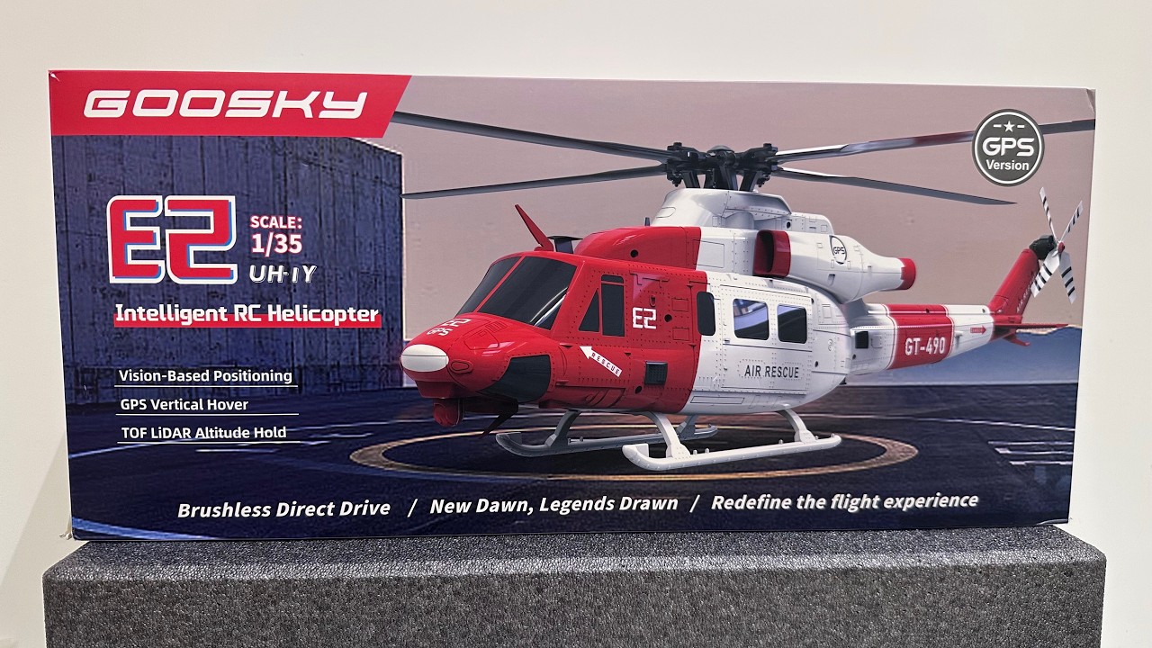 GOOSKY E2 GPS Helicopter unboxing