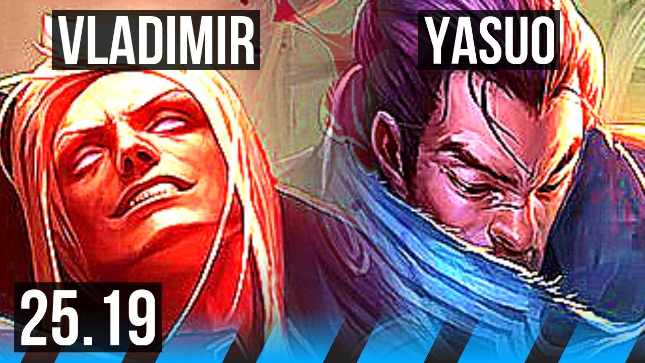 VLADIMIR vs YASUO (MID) | Legendary | EUW Master | 25.19