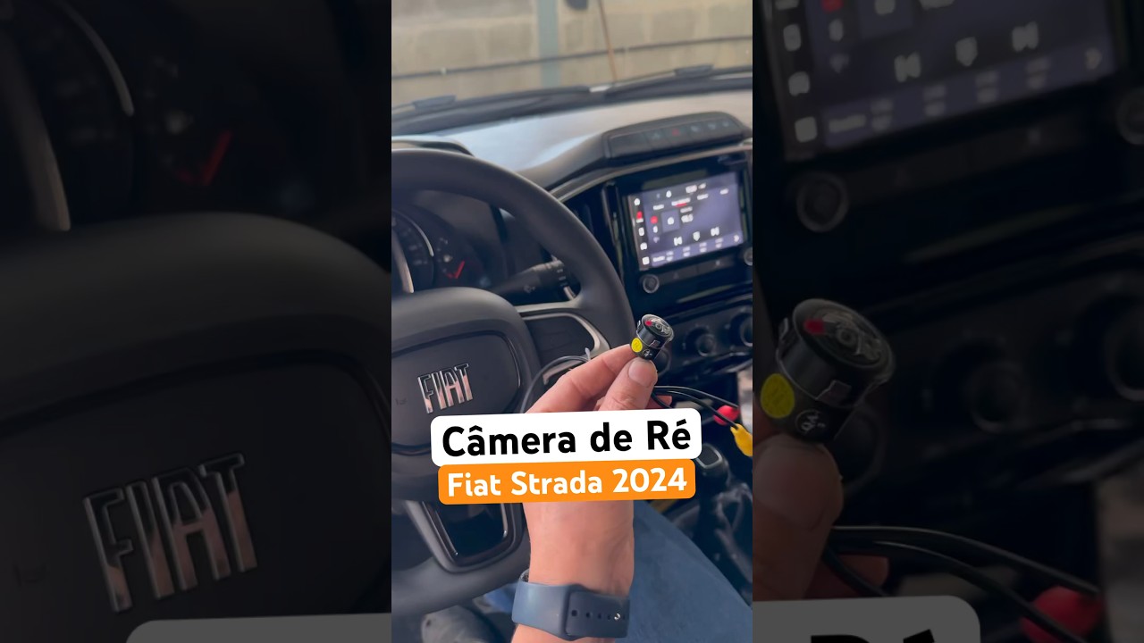 C&acirc;mera de r&eacute; Fiat Strada 2024 ✅ Ativa&ccedil;&atilde;o CustomEasy