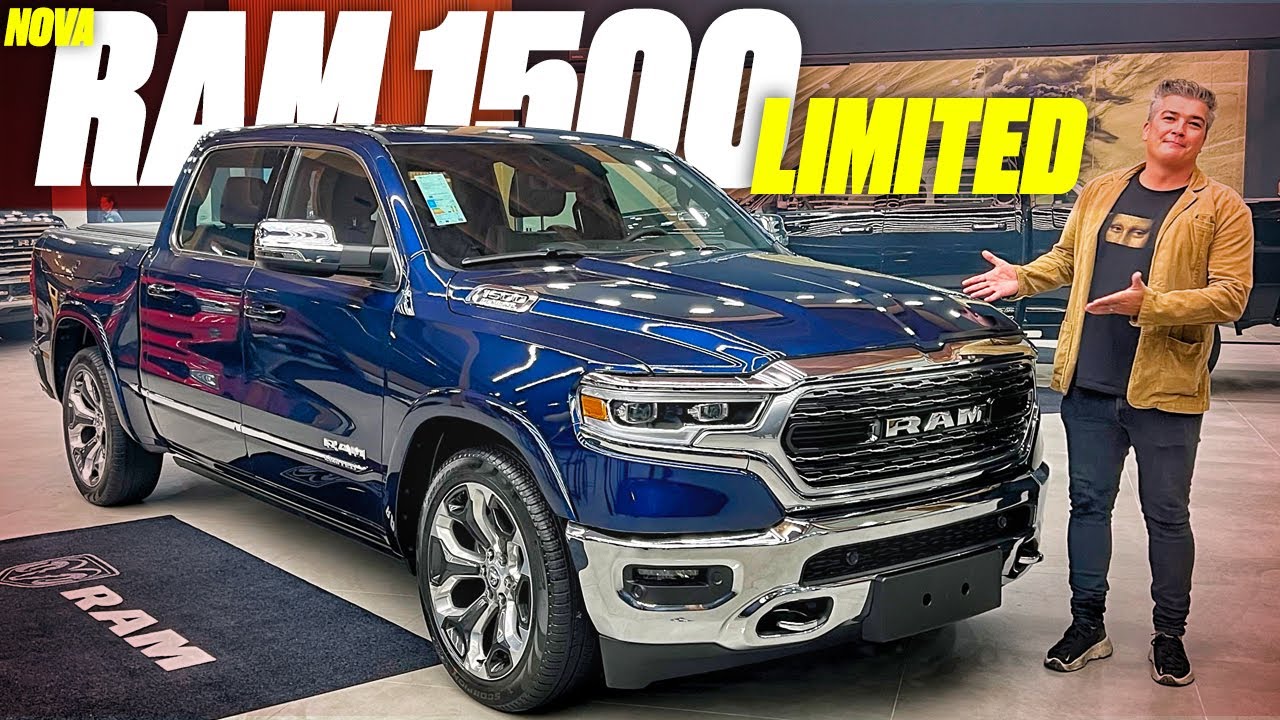 Nova RAM 1500 Limited V8 - JÁ CHEGOU! QUAL O PREÇO? O QUE MUDA PARA A REBEL? MELHOR QUE FORD F-150?