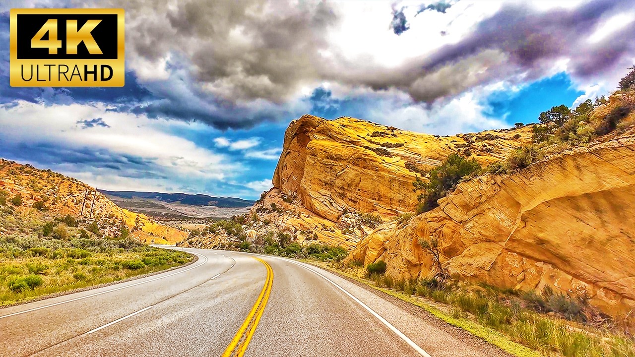 Moab to Yellowstone Complete Scenic Drive | Utah, Colorado and Wyoming in 4K