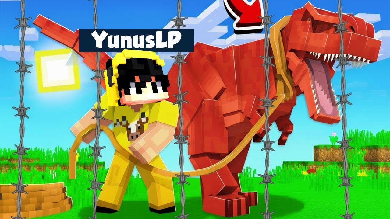 EN TEHLİKELİ DİNOZORU EVCİLLEŞTİRDİK! - Minecraft