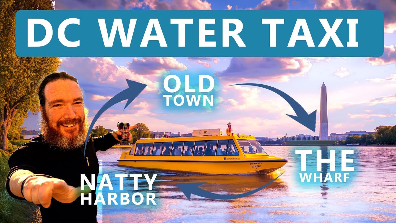 Riding The DC Water Taxi Is Actually AWESOME | DC to Wharf to National Harbor