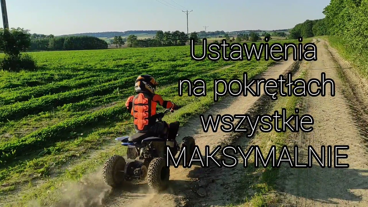 Jak daleko i długo jeździ się quadem elektrycznym MINI LIYA E-M11/6 1000W + GLEBA na koniec