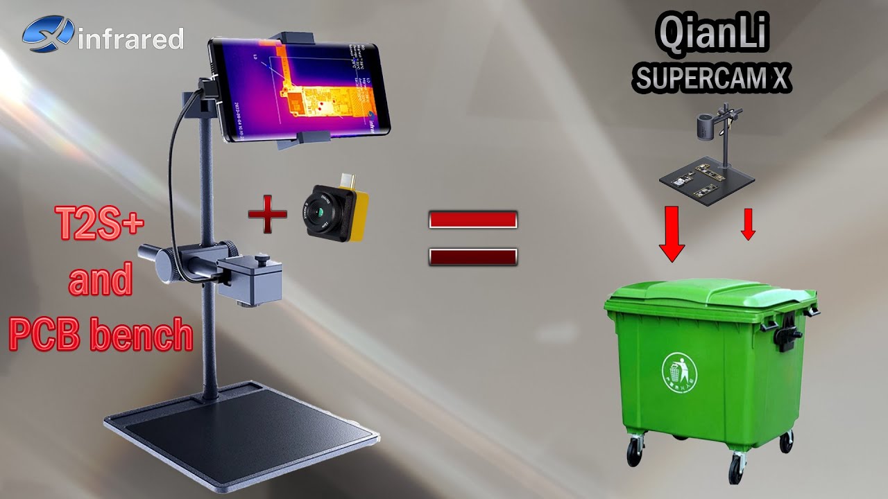 Xinfrared PCB Inspection Work Bench + T2S Plus Thermal Camera | InfiRay | Can this bethe future?