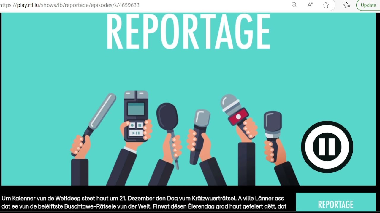 Kräizwuerträtsel Reportage op RTL.lu (21.12.2023)