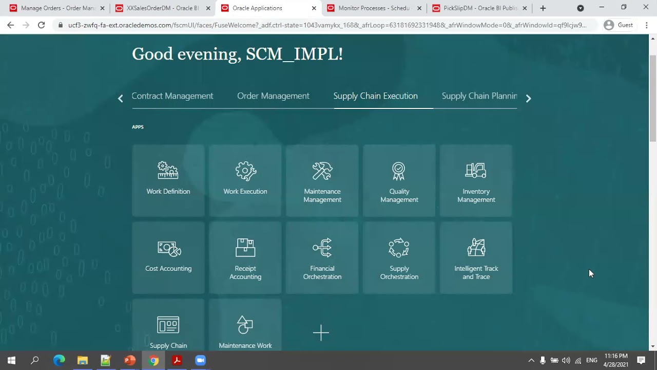 Oracle Cloud ERP — процесс «от заказа до оплаты» — заказ на продажу, волна подбора, подтверждение...