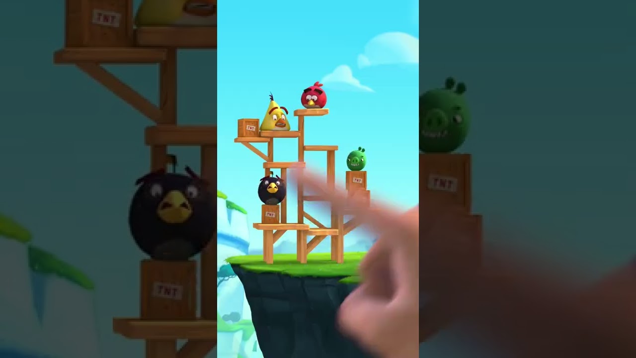 What Happens When You Replace The Birds With The Pigs?! #shorts #angrybirds
