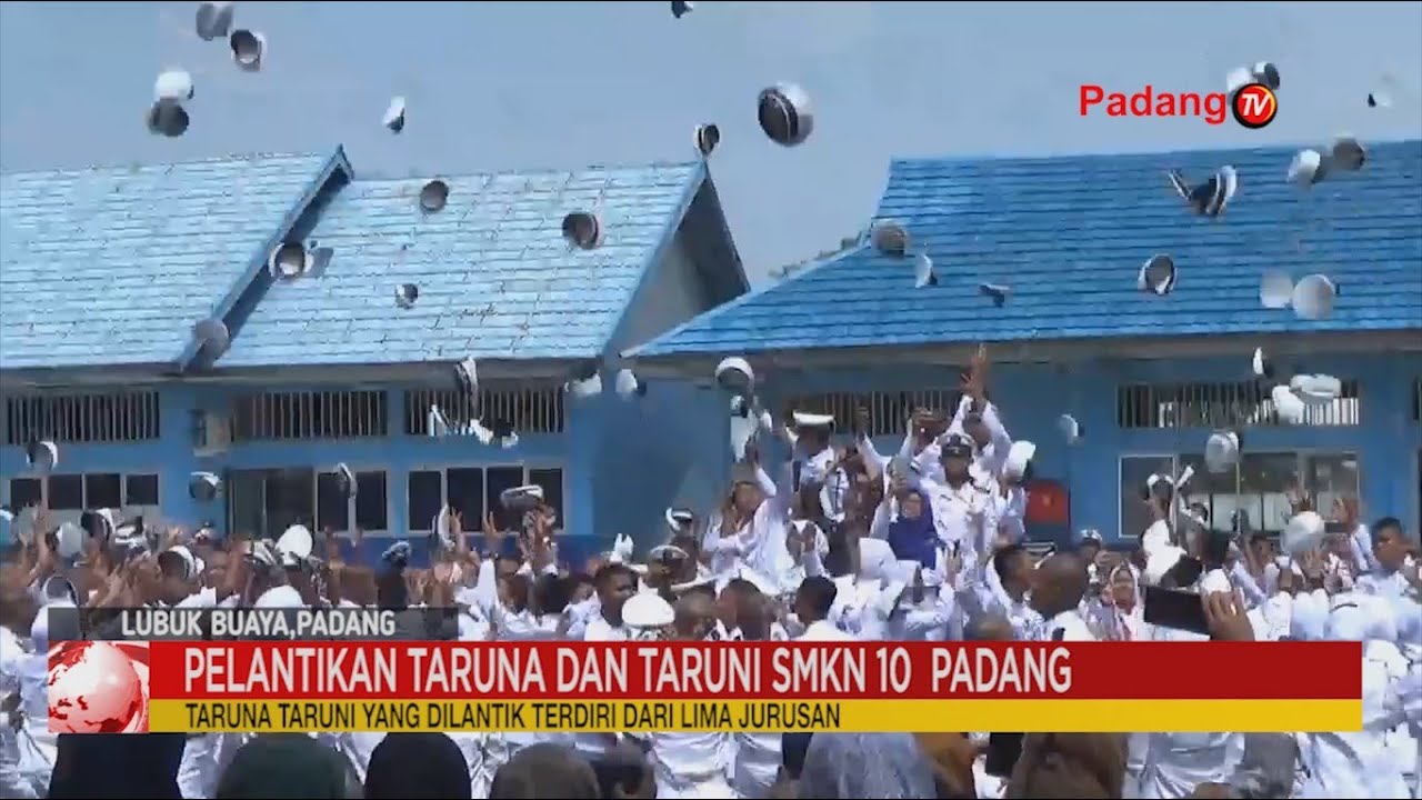 Kepala Dinas Pendidikan Sumatera Barat Melantik Sekaligus Mengukuhkan Taruna/i SMK Negeri 10 Padang