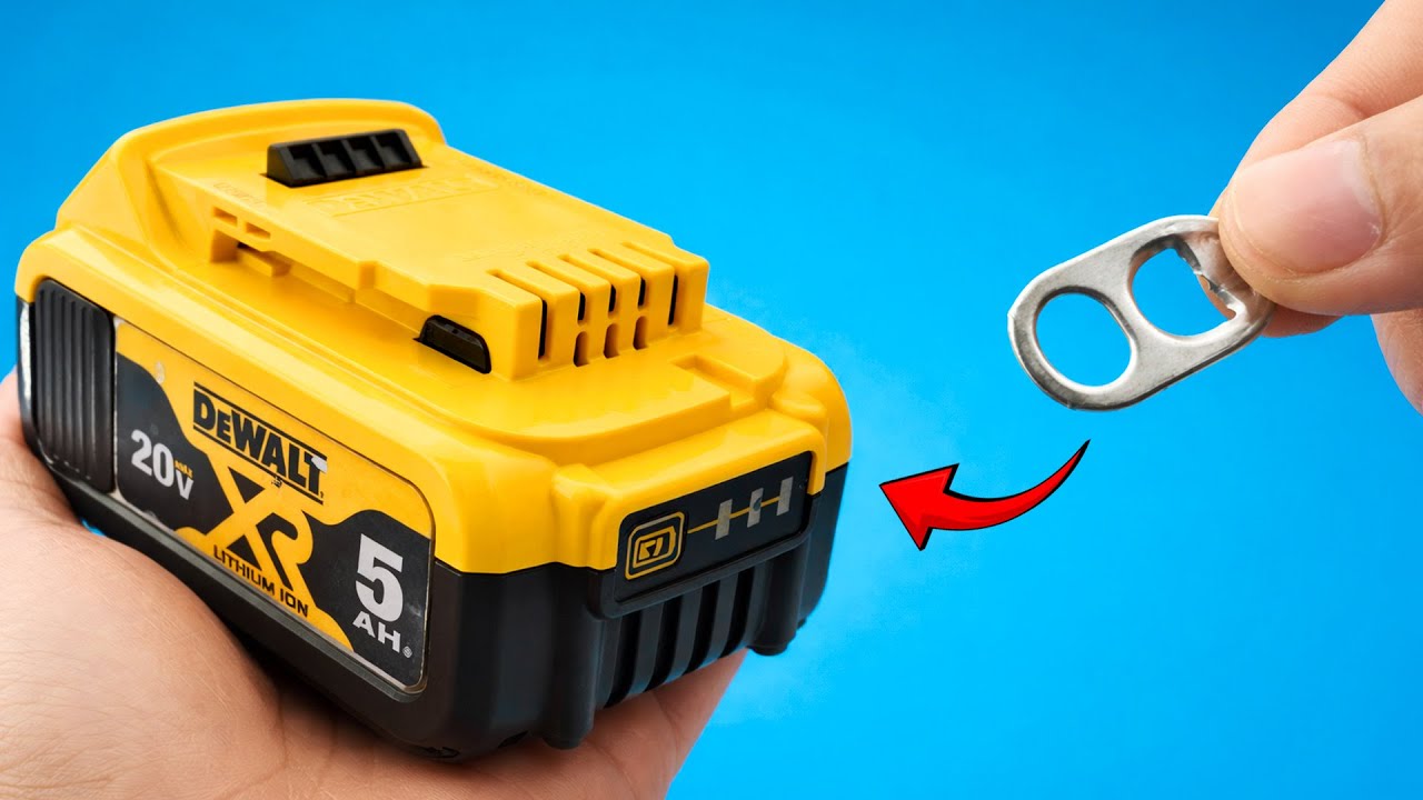 🔋Больше никогда не покупайте аккумуляторы для дрелей! Используйте Coca-Cola и посмотрите, что буд...