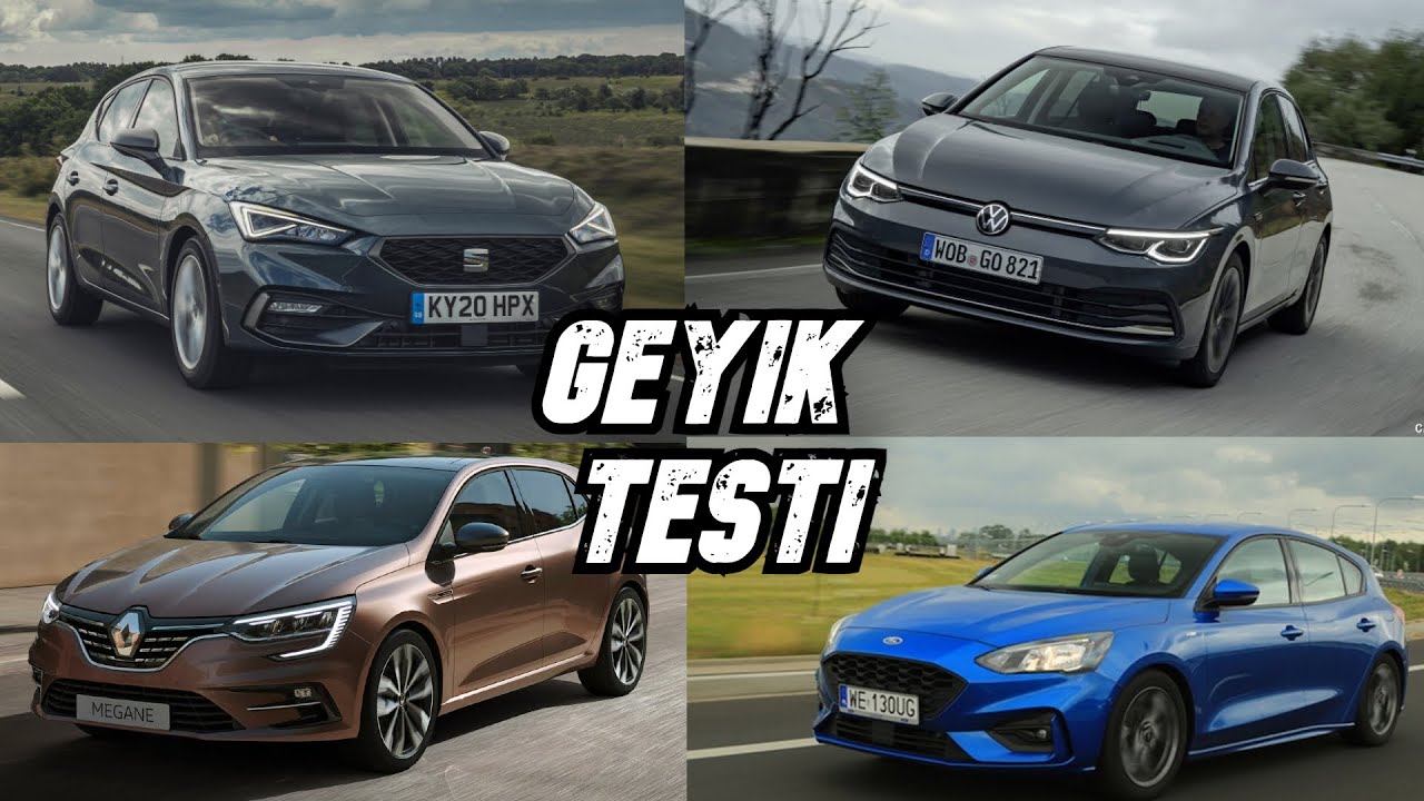 C SEGMENTİ ARAÇLARIN GEYİK TESTLERİ | (Golf 8 , Yeni Leon , Scala , Focus , Megane)