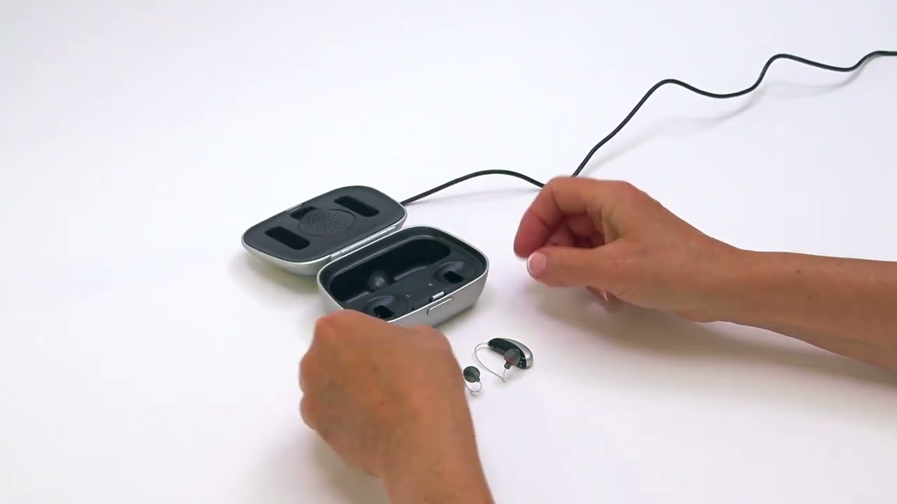 How to charge All-Day Clear hearing aids | Sennheiser