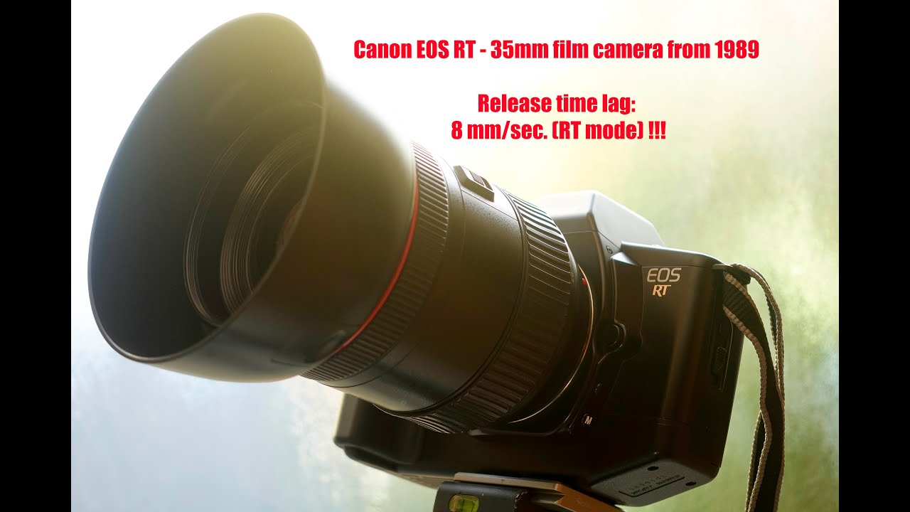 Canon EOS RT - Real Time photography with a shutter lag of only 0.008 sec.
