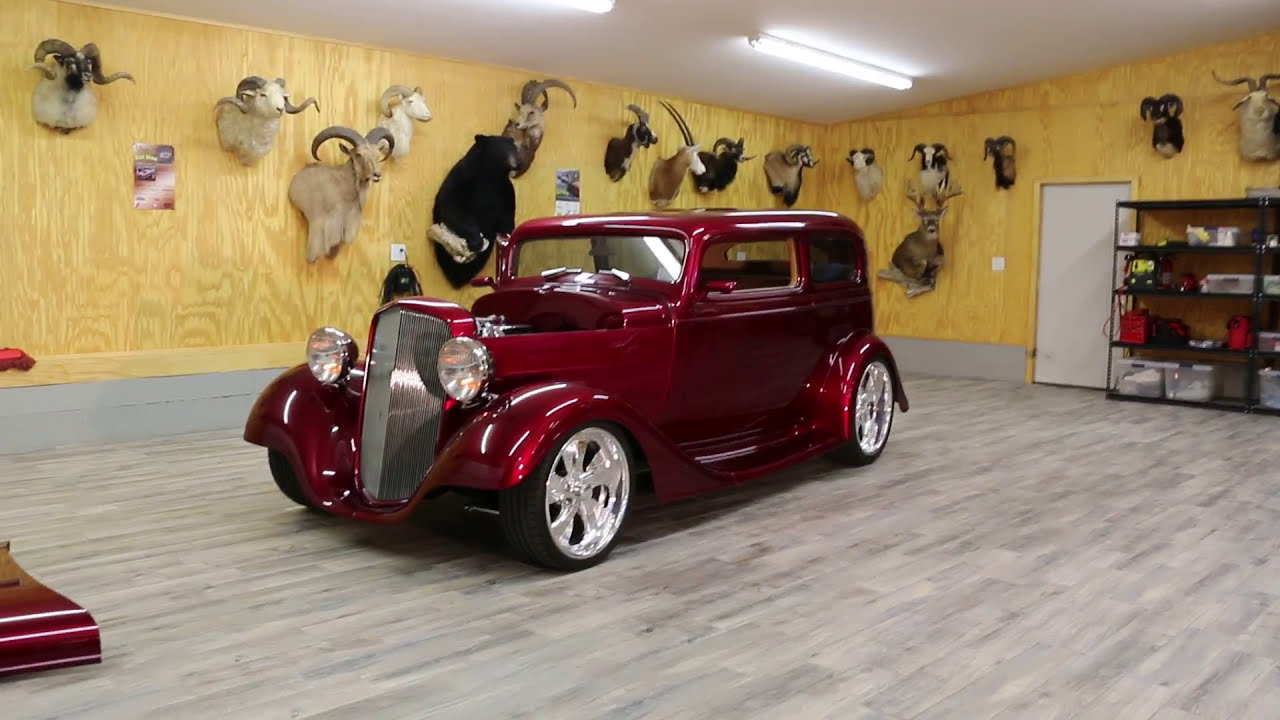 OVER THE TOP Downs 1935 Ford Vicky Hot Rod For Sale~ZZ350~700R4~Air Conditioning