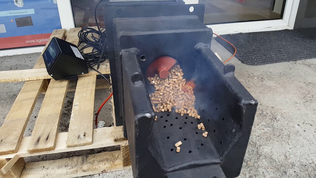 Palnik pellet z auto rozpalanie sterownik cs50 kgelektronik