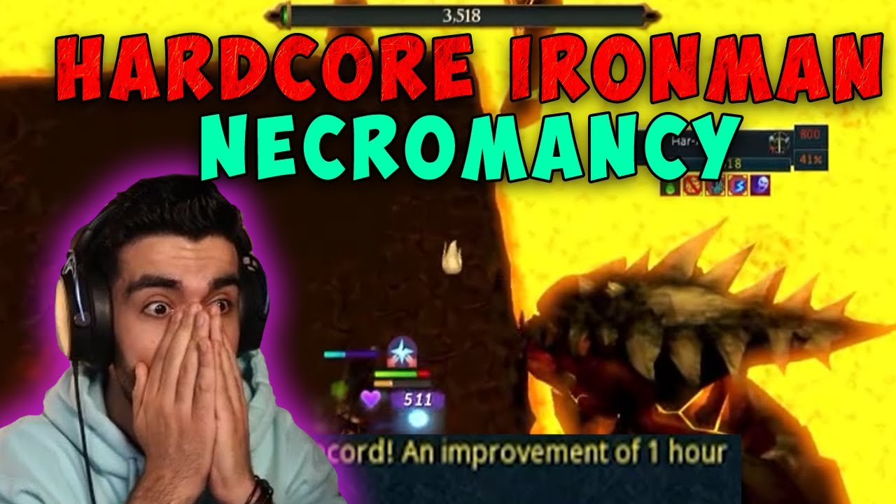 Necromancy is a COMPLETE Game changer on a Hardcore Ironman