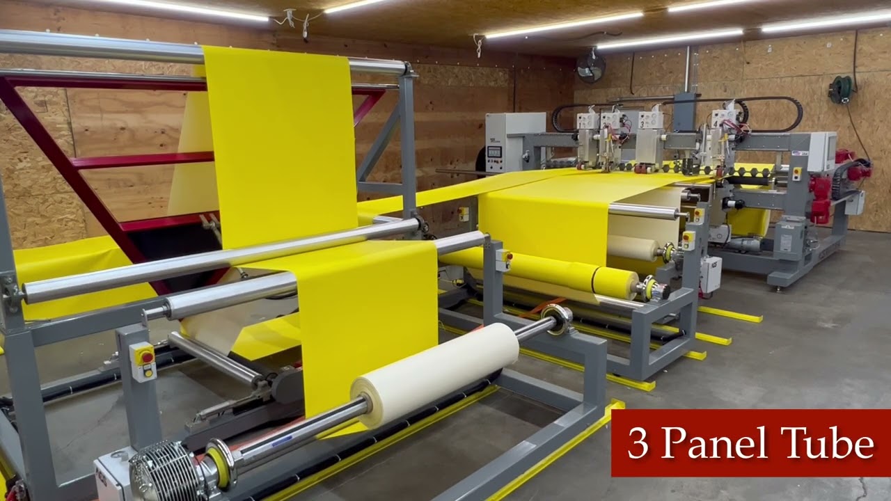 Automated Lay-Flat Duct / Ventilation Tube Production | ACS MultiSeal Hot Air Welding