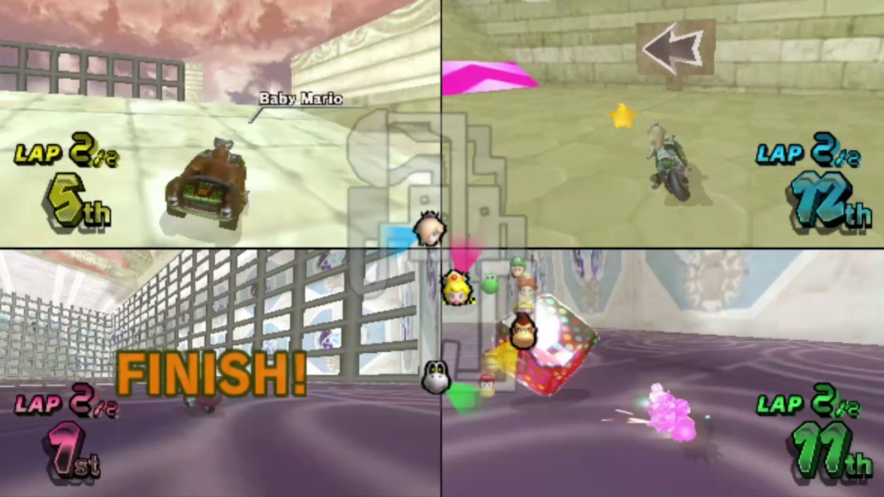 Mario Kart Wii Custom Tracks ✦ 4 Players 