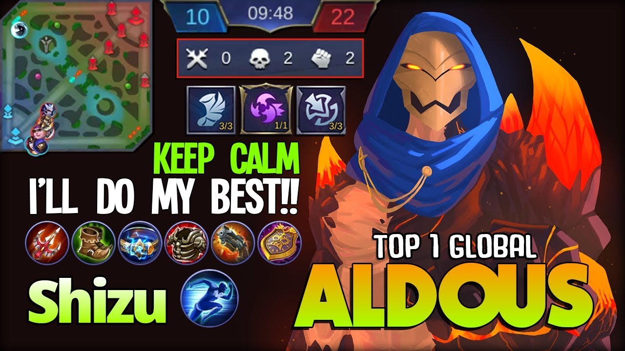 Aldous Late Game? Kidding? Shizu Top 1 Global Aldous ~ Mobile Legends