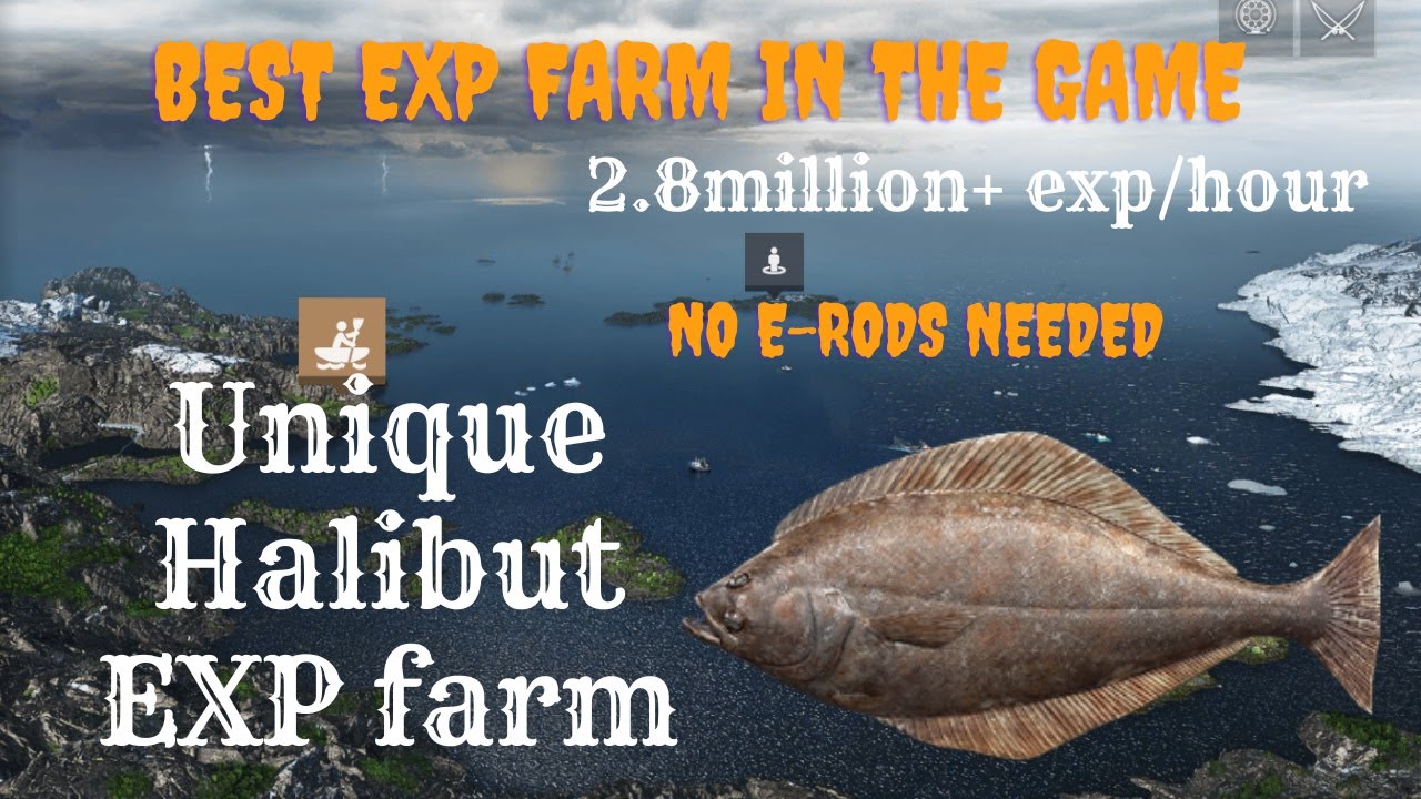 Best EXP farm in the game | Unique Halibut Farming | Skårland Fjord | Fishing Planet