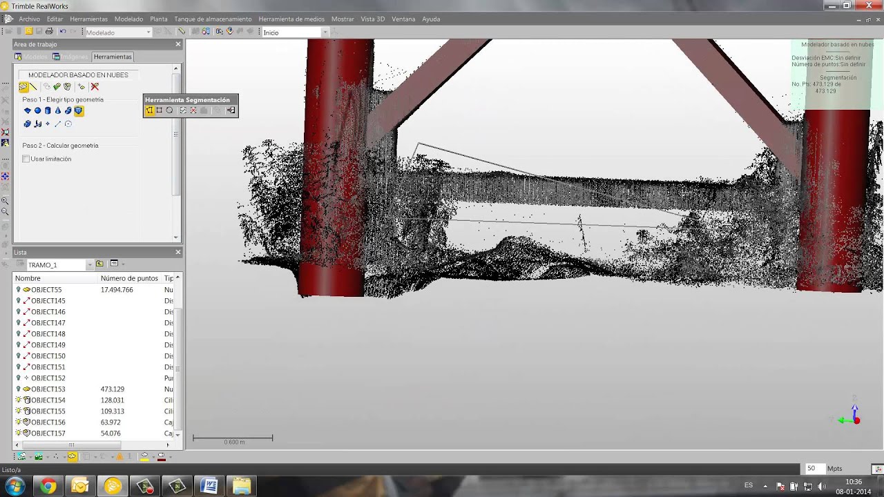 Trimble RealWorks - Modelado de estructuras básicas