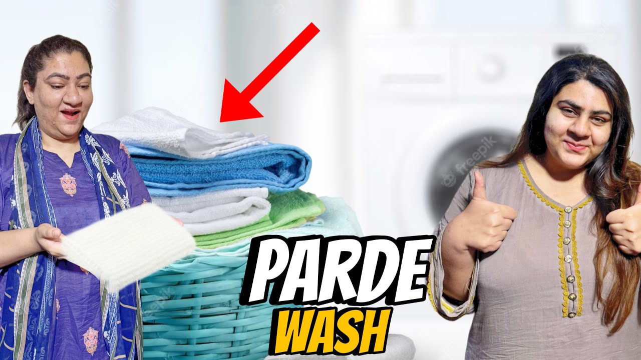 Parde Wash Kar Liye | Kambal Bee Dho Liye | Washing Machine Main Kapre Wash Kiye | 