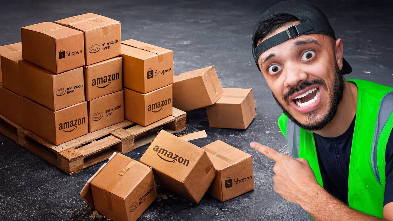 ABRI UM PALLET SURPRESA da shopee... fui enganado?
