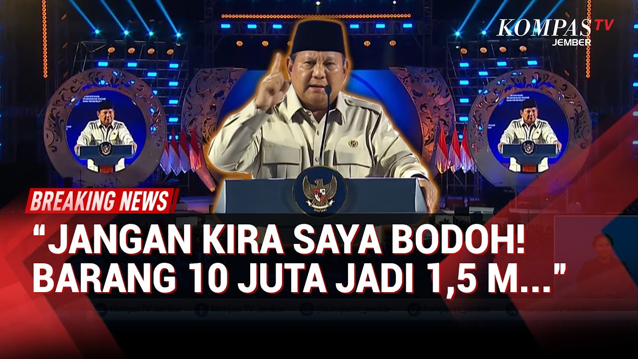 Prabowo Marah Besar, Bongkar Modus Mark-up Anggaran Hingga 150 Kali Lipat