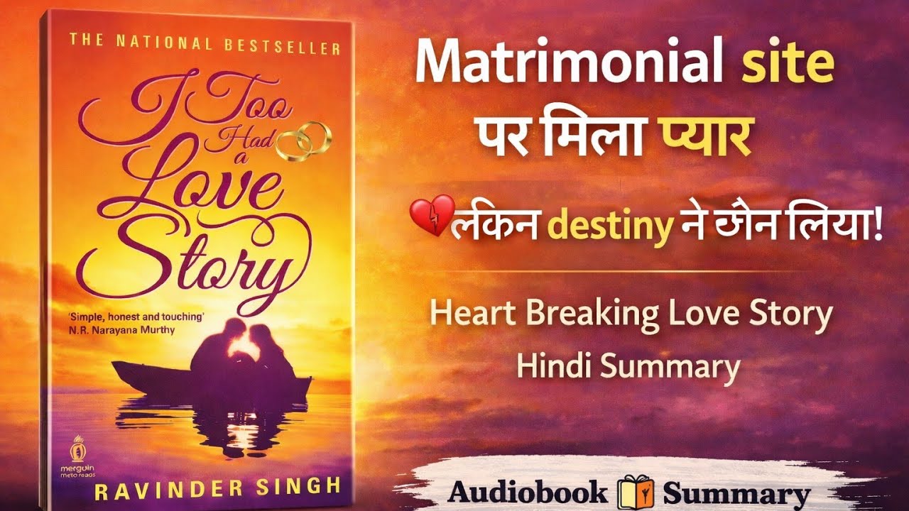 Ek Adhoori Love Story 💔 | I Too Had a Love Story Book Explained in Hindi