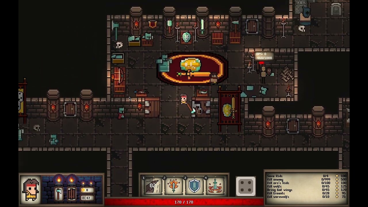 Dads Dice - Warrior gameplay