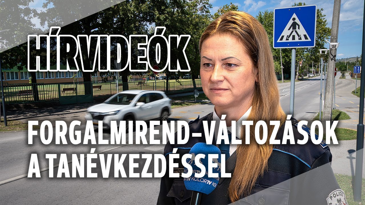 Forgalmirend-változások az tanévkezdéssel