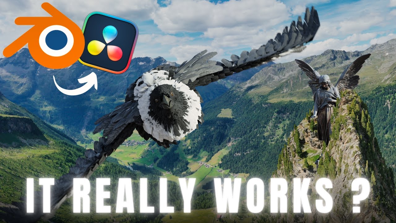 VFX with Blender and Davinci Resolve 19 | Breakdown
