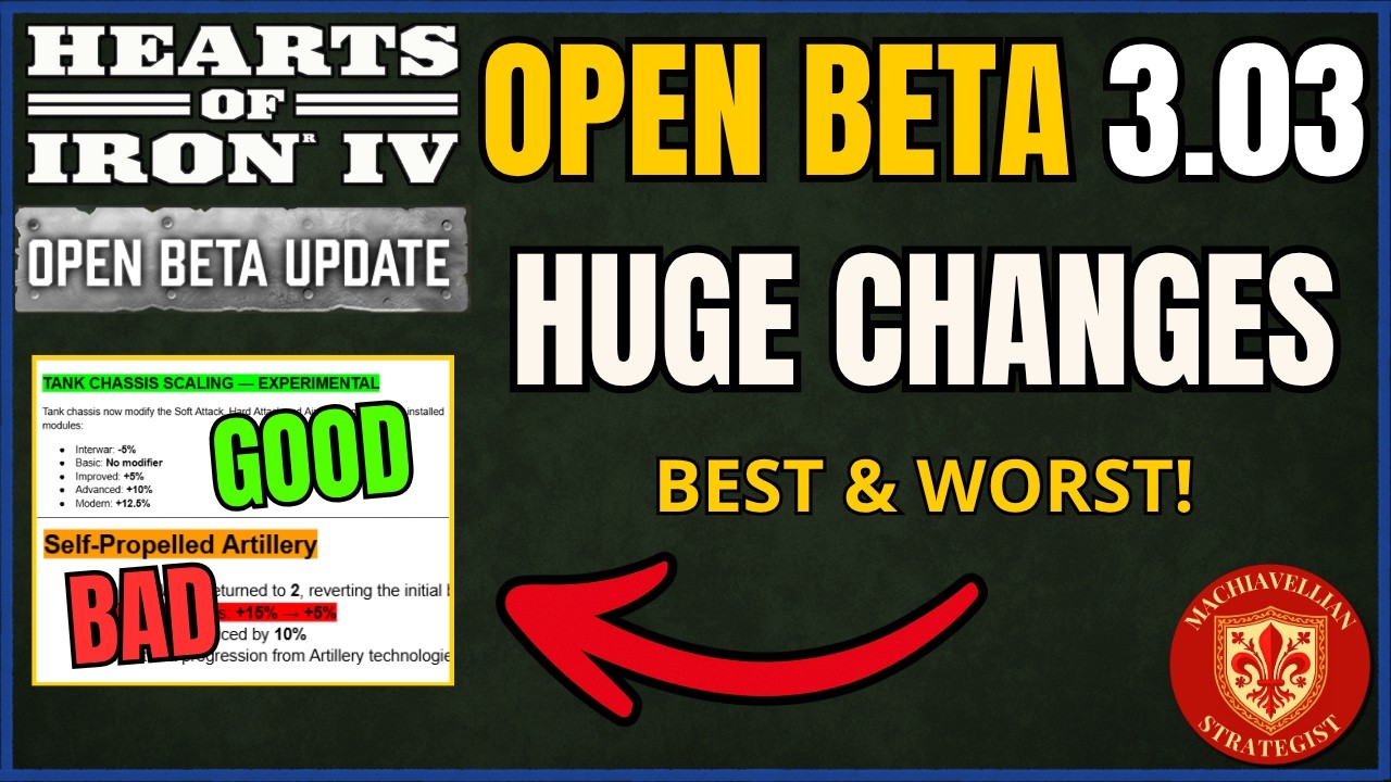 ⚠️ Обновление HOI4 Open Beta 3.03: Разбор ВСЕХ важных изменений! | Гайды HOI4