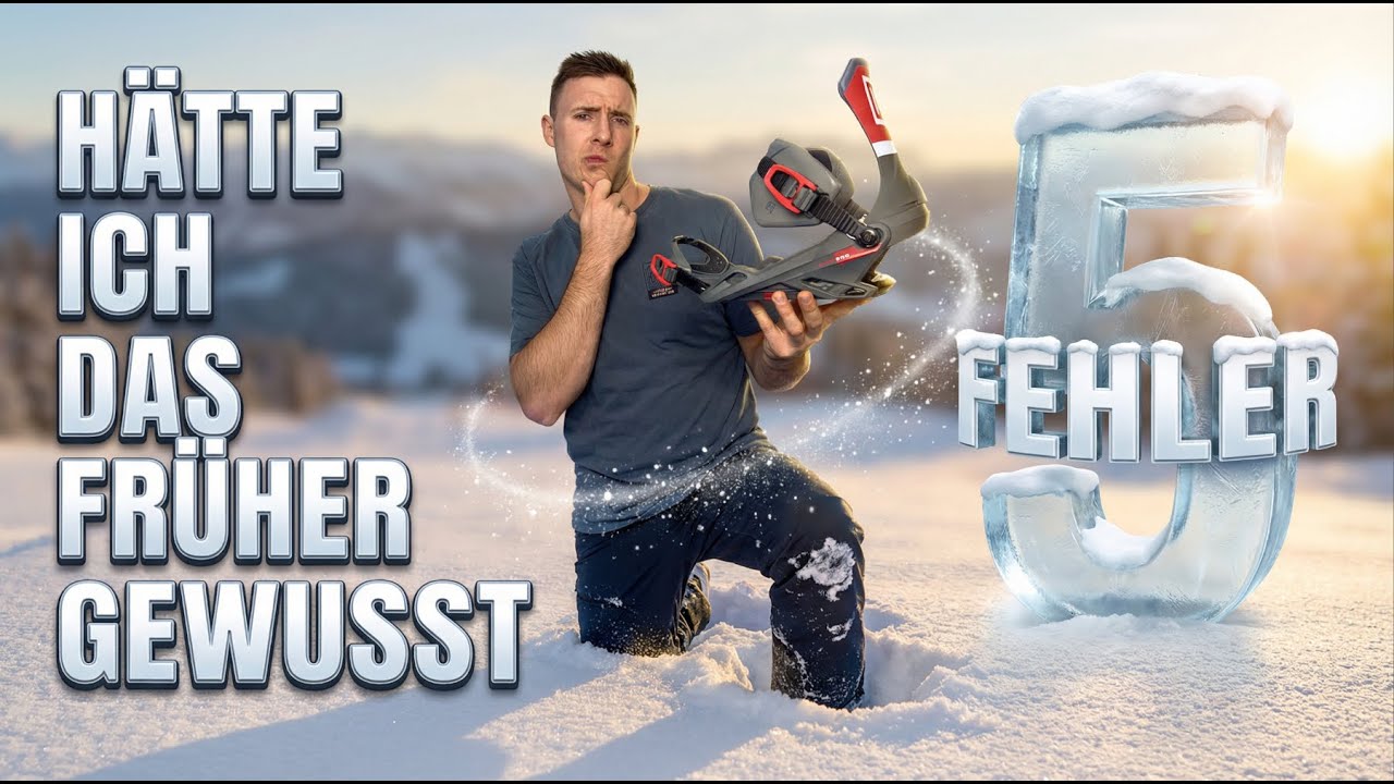 Du hast die falsche Snowboard-Bindung 😱 5 Fehler beim Bindungskauf