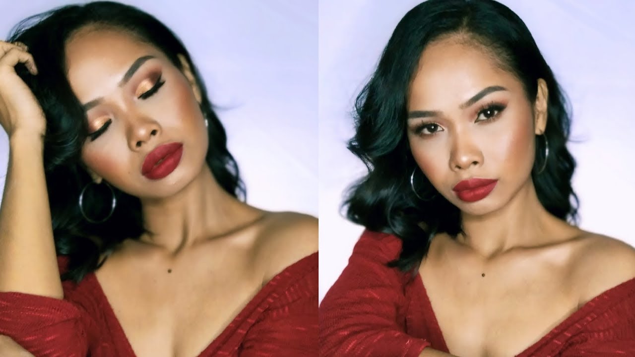 CLASSIC HOLIDAY GLAM MAKEUP LOOK | Philippines