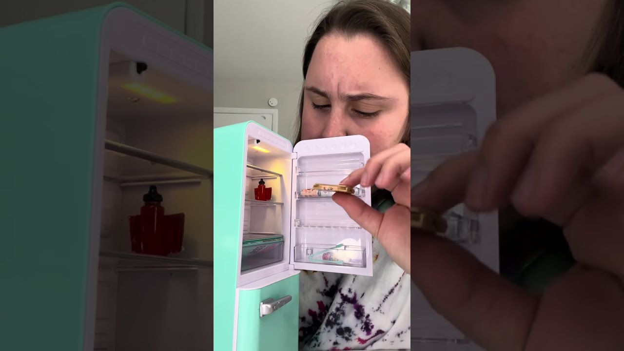 Mini brands feel the fridge ￼