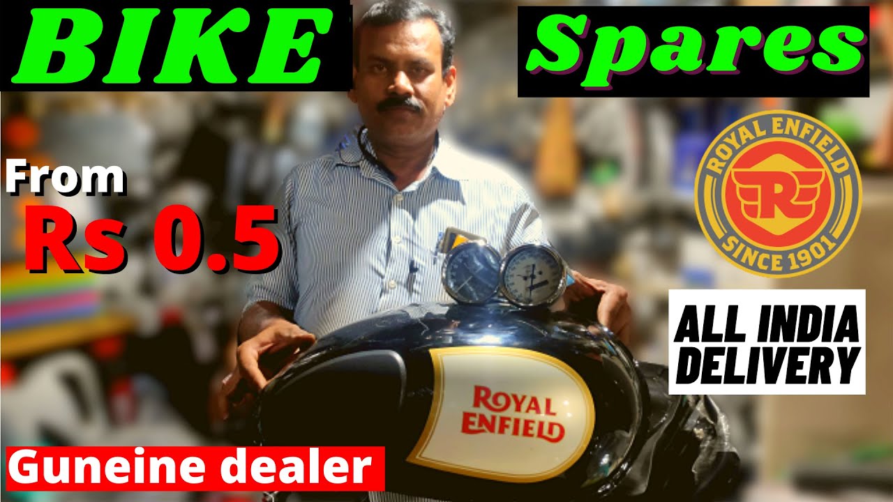 Cheapest royal Enfield bike spares and accessories|Genuine dealers for Enfield|Starts from Rs.0.5
