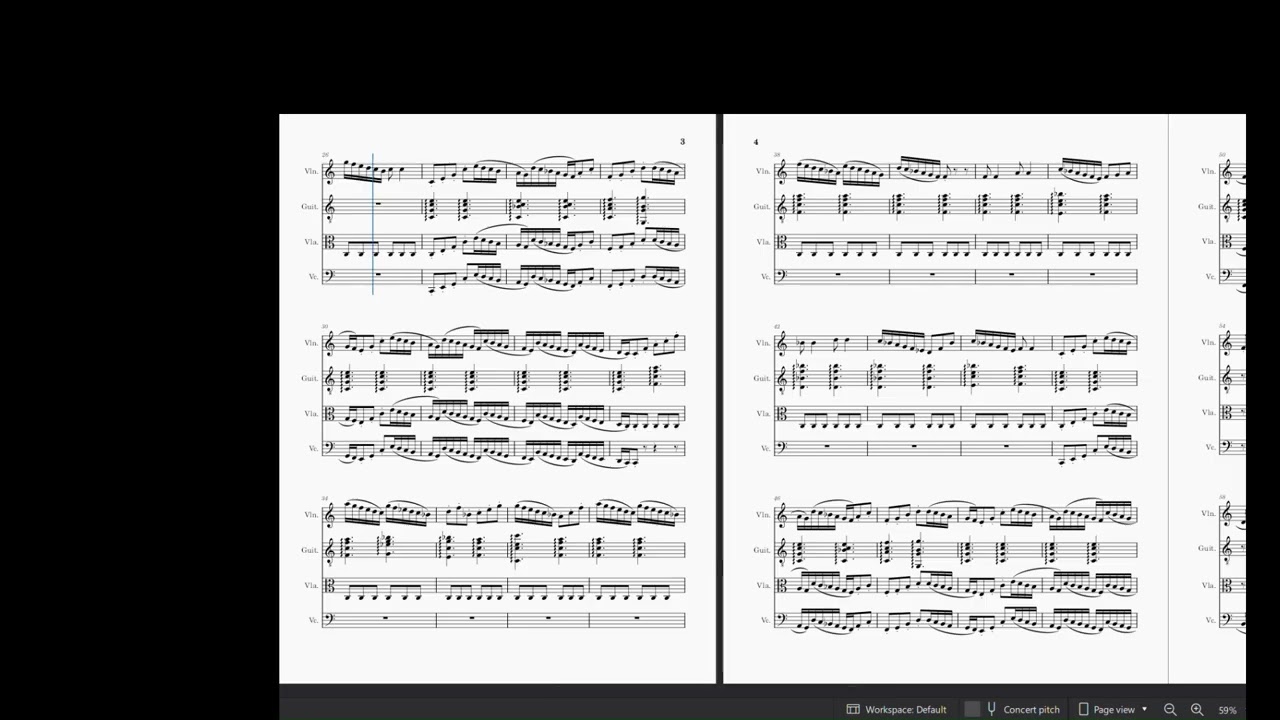 String Quartet No  3 movement IV