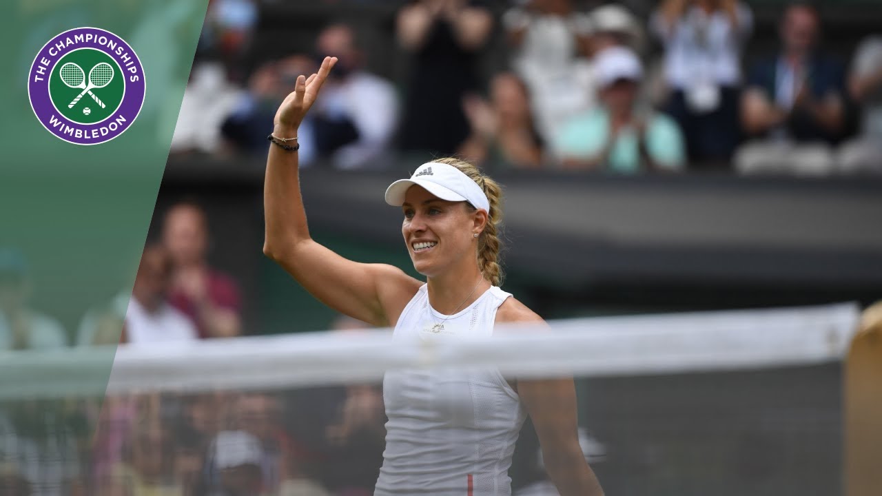 Angelique Kerber vs Tatjana Maria Wimbledon 2019 first round highlights