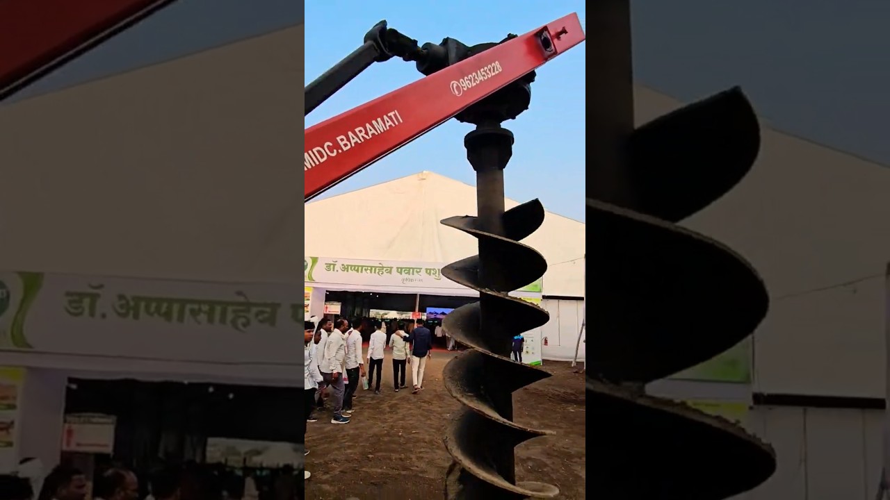 Mahindra Tractor Digger ||   Tractor Hydra Crane #tractor #farming