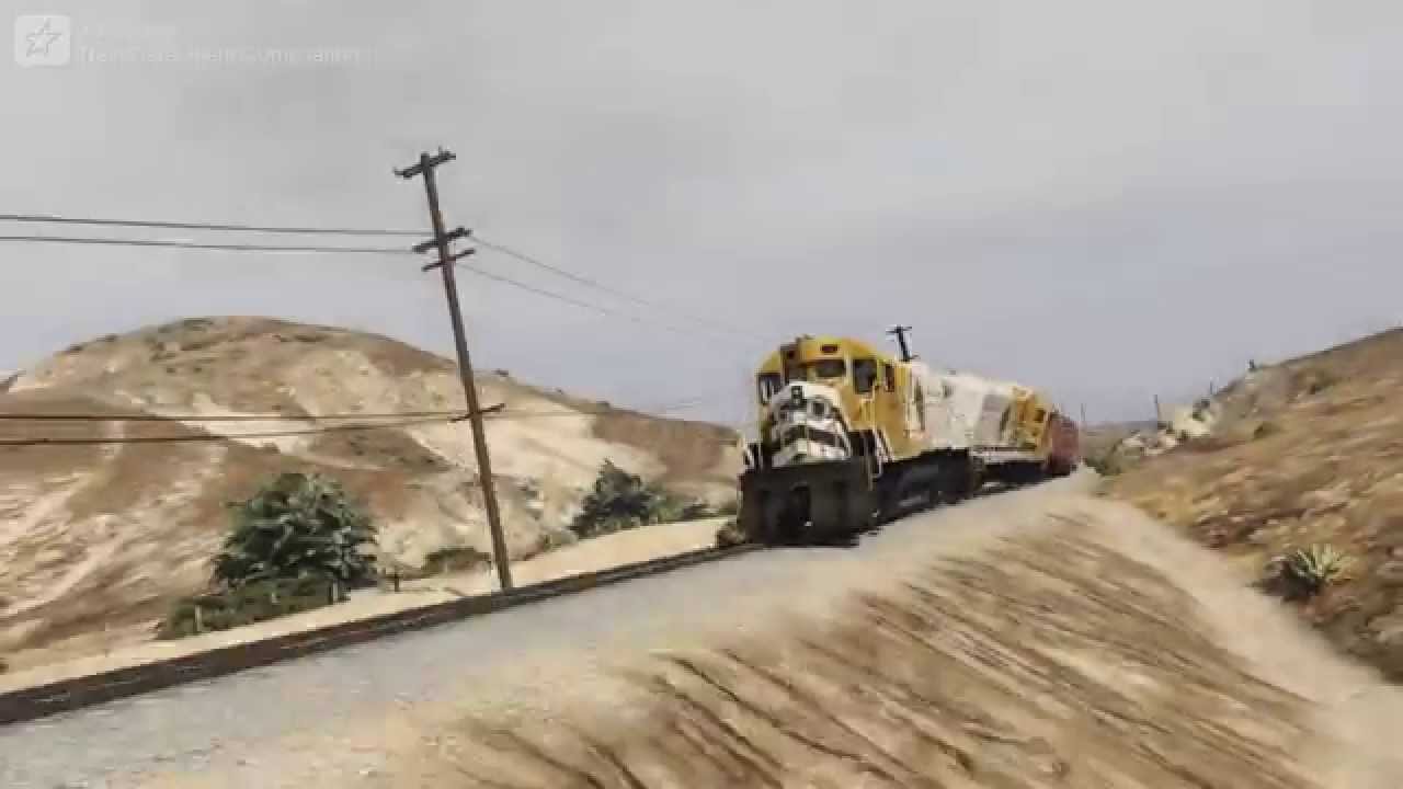 GTA V - Train Derailments Compilation Vol. 1