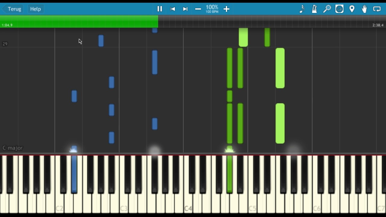 Chilly Gonzales - Rideaux Lunaire [Synthesia[[Tutorial]