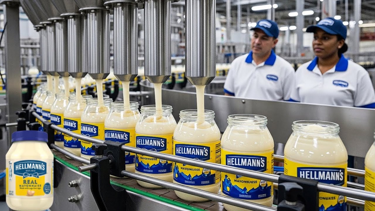 How Mayonnaise Is Made in a Factory | Complete Production Process