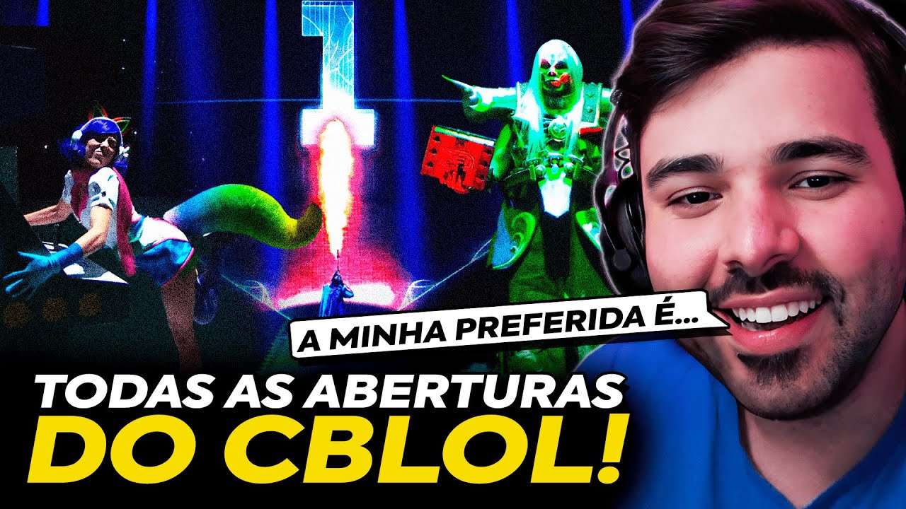 🚨 TODAS as ABERTURAS das FINAIS do CBLOL! QUAL é a MELHOR? MINERVA REAGE e OPINA SOBRE