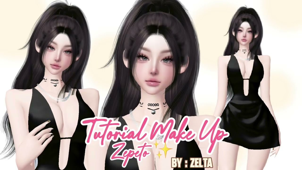 Tutorial Oplas Zepeto || Elegant Dark Girl by : Zelta ✨